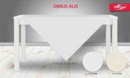 Obrus ALIS 80x80 Biały Gładki