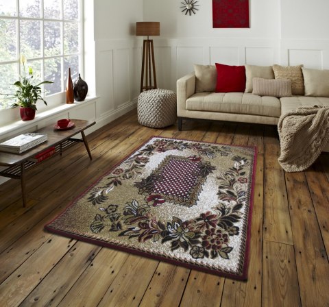 Dywan BCF Alfa 01 - czerwony 150 x 210 cm Dywan BCF Alfa 01 - czerwony 150 x 210 cm