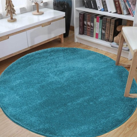 Dywan Portofino koło - niebieskie niebieski 50 cm Dywan Portofino koło - niebieskie niebieski 50 cm