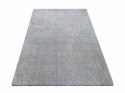 Dywan pluszowy shaggy do prania szary 200 x 290