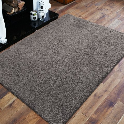 Dywan pluszowy shaggy do prania Brązowy 80 x 150 Dywan pluszowy shaggy do prania Brązowy 80 x 150