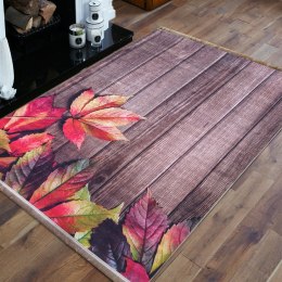 Dywan Antypoślizgowy do Prania 06bN liście 80 x 150 cm