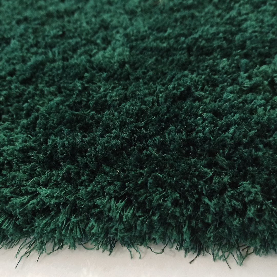 Dywan pluszowy shaggy Zielony miękki 200 x 290