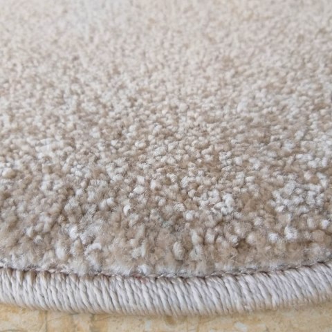 Dywan gęsty Portofino ATEST okrągły beżowy 120 cm Dywan gęsty Portofino ATEST okrągły beżowy 120 cm