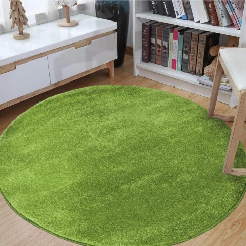 Dywan gęsty Portofino ATEST okrągły zielony 80 cm Dywan gęsty Portofino ATEST okrągły zielony 80 cm