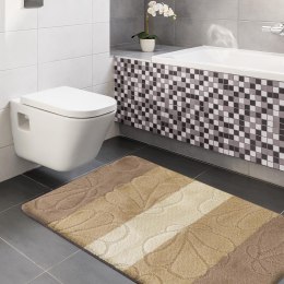 Komplet łazienkowy Montana 01 beżowy Komplet (50 cm x 80 cm i 40 cm x 50 cm) beżowy