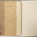 Komplet łazienkowy Montana 01 beżowy Komplet (50 cm x 80 cm i 40 cm x 50 cm) beżowy