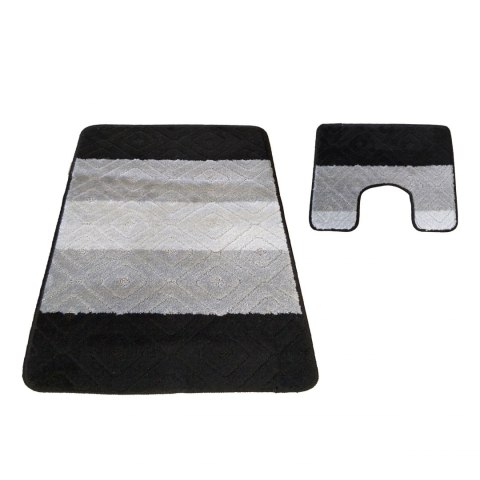 Komplet łazienkowy Montana 03N czarny Komplet (50 cm x 80 cm i 40 cm x 50 cm) czarny Komplet łazienkowy Montana 03N czarny Komplet (50 cm x 80 cm i 40 cm x 50 cm) czarny