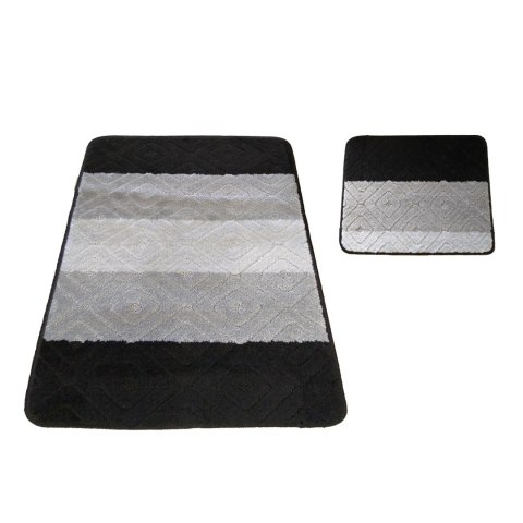 Komplet łazienkowy Montana 03N czarny Komplet (50 cm x 80 cm i 40 cm x 50 cm) czarny Komplet łazienkowy Montana 03N czarny Komplet (50 cm x 80 cm i 40 cm x 50 cm) czarny