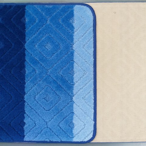 Komplet łazienkowy Montana 03N niebieski Komplet (50 cm x 80 cm i 40 cm x 50 cm) niebieski Komplet łazienkowy Montana 03N niebieski Komplet (50 cm x 80 cm i 40 cm x 50 cm) niebieski