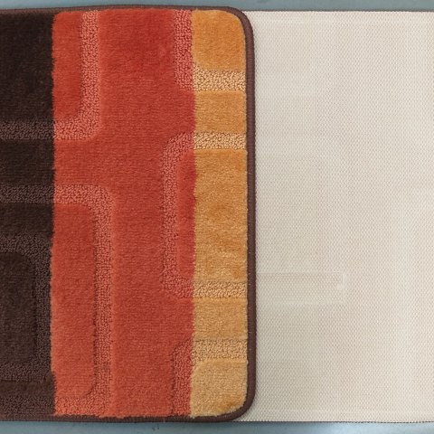 Komplet łazienkowy Montana 04N bez wycięć - brązowy Komplet (50 cm x 80 cm i 40 cm x 50 cm) brązowy Komplet łazienkowy Montana 04N bez wycięć - brązowy Komplet (50 cm x 80 cm i 40 cm x 50 cm) brązowy