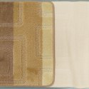 Komplet łazienkowy Montana 04N beżowy Komplet (50 cm x 80 cm i 40 cm x 50 cm) beżowy