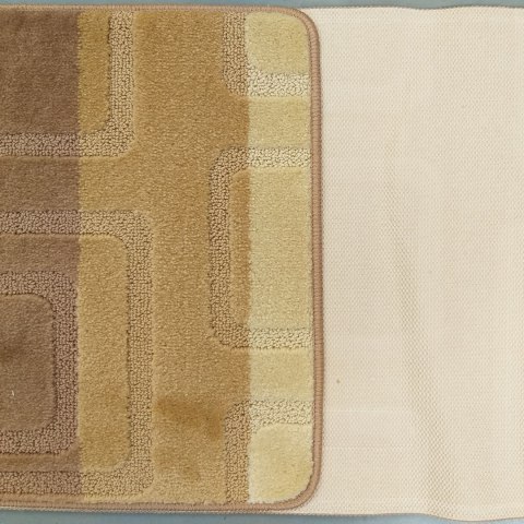 Komplet łazienkowy Montana 04N beżowy Komplet (50 cm x 80 cm i 40 cm x 50 cm) beżowy Komplet łazienkowy Montana 04N beżowy Komplet (50 cm x 80 cm i 40 cm x 50 cm) beżowy