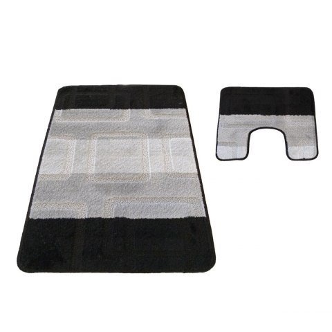 Komplet łazienkowy Montana 04N czarny Komplet (50 cm x 80 cm i 40 cm x 50 cm) czarny Komplet łazienkowy Montana 04N czarny Komplet (50 cm x 80 cm i 40 cm x 50 cm) czarny