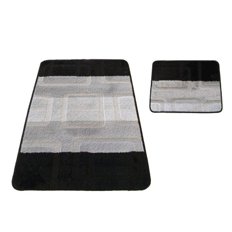 Komplet łazienkowy Montana 04N czarny Komplet (50 cm x 80 cm i 40 cm x 50 cm) czarny Komplet łazienkowy Montana 04N czarny Komplet (50 cm x 80 cm i 40 cm x 50 cm) czarny