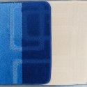 Komplet łazienkowy Montana 04N niebieski Komplet (50 cm x 80 cm i 40 cm x 50 cm) niebieski