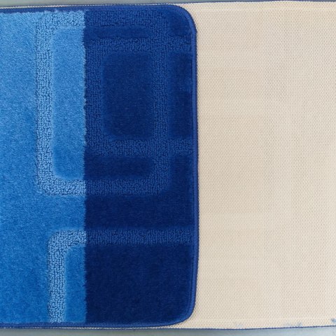 Komplet łazienkowy Montana 04N niebieski Komplet (50 cm x 80 cm i 40 cm x 50 cm) niebieski Komplet łazienkowy Montana 04N niebieski Komplet (50 cm x 80 cm i 40 cm x 50 cm) niebieski