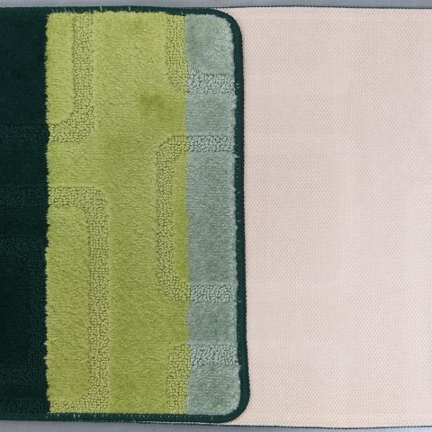Komplet łazienkowy Montana 04N zielony Komplet (50 cm x 80 cm i 40 cm x 50 cm) zielony Komplet łazienkowy Montana 04N zielony Komplet (50 cm x 80 cm i 40 cm x 50 cm) zielony