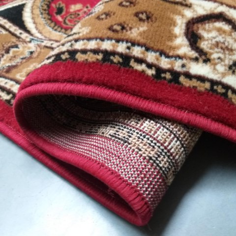 Dywan owalny BCF Alfa 06 czerwony rozeta 80 x 150 cm czerwony Dywan owalny BCF Alfa 06 czerwony rozeta 80 x 150 cm czerwony
