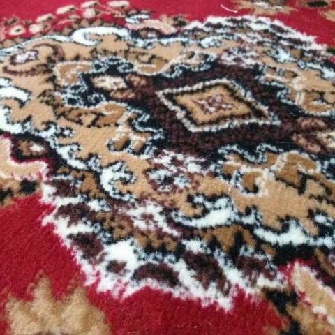 Dywan owalny BCF Alfa 06 czerwony rozeta 80 x 150 cm czerwony Dywan owalny BCF Alfa 06 czerwony rozeta 80 x 150 cm czerwony