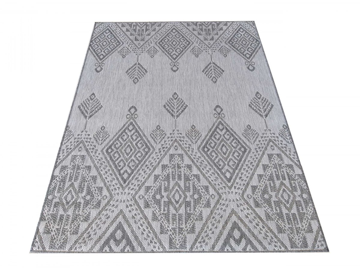 Dywan sznurkowy dwustronny ZARA 13 szary 120 x 170 cm szary Dywan sznurkowy dwustronny ZARA 13 szary 120 x 170 cm szary