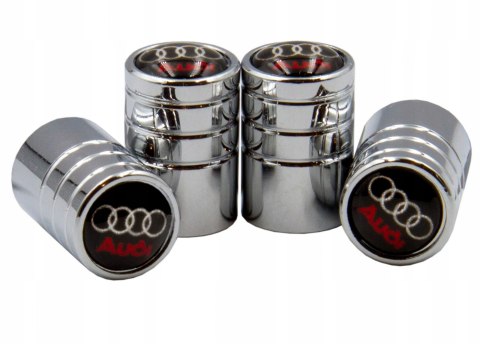 NAKRĘTKI na wentyle KAPTURKI AUDI BL Chrom NAKRĘTKI na wentyle KAPTURKI AUDI BL Chrom