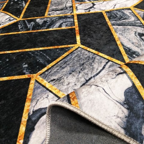 Dywan BLACK and GOLD do Prania 04b 80 x 150 cm Dywan BLACK and GOLD do Prania 04b 80 x 150 cm