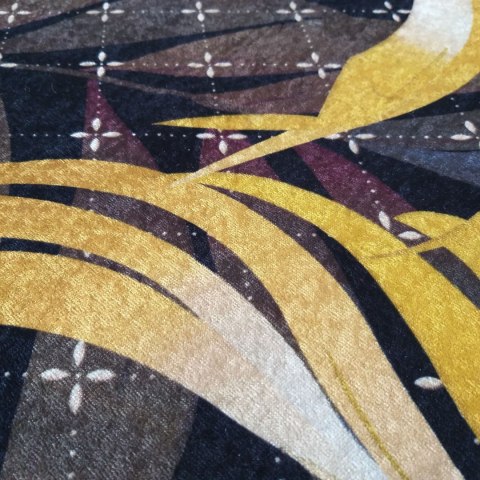 Dywan BLACK and GOLD do Prania 08b 80 x 150 cm Dywan BLACK and GOLD do Prania 08b 80 x 150 cm