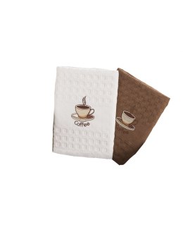 Ręcznik bawełniany waffle haft SALVA/3477/V1/ 2x45x65 kpl.