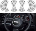 DIAMENTOWA NAKLEJKA NA KIEROWNICĘ LOGO AUDI