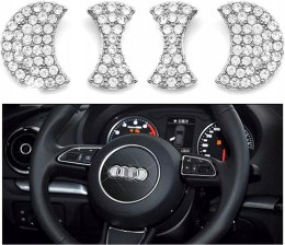 DIAMENTOWA NAKLEJKA NA KIEROWNICĘ LOGO AUDI