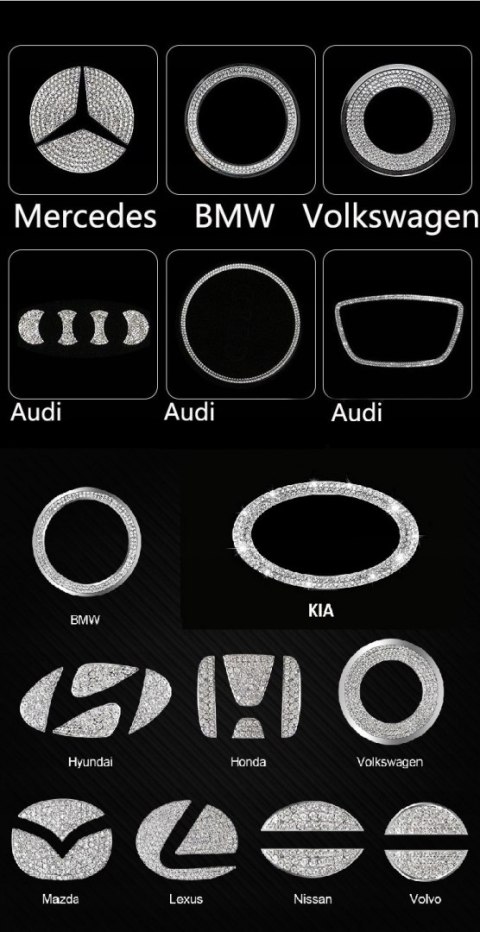 DIAMENTOWA NAKLEJKA NA KIEROWNICĘ LOGO KIA DIAMENTOWA NAKLEJKA NA KIEROWNICĘ LOGO KIA