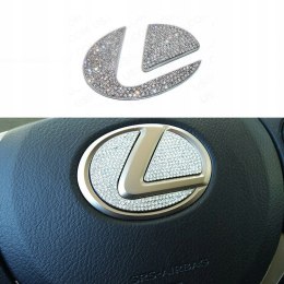 DIAMENTOWA NAKLEJKA NA KIEROWNICĘ LOGO LEXUS
