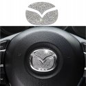DIAMENTOWA NAKLEJKA NA KIEROWNICĘ LOGO MAZDA