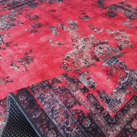 Dywan do prania VINTAGE CZERWONY 180 x 280 cm Dywan do prania VINTAGE CZERWONY 180 x 280 cm