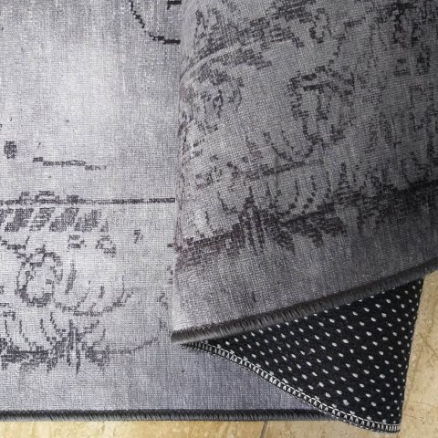 Dywan do prania VINTAGE SZARY 80 x 150 cm Dywan do prania VINTAGE SZARY 80 x 150 cm