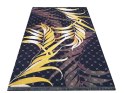Dywan BLACK and GOLD 08 120 x 180 cm czarny