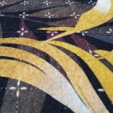 Dywan BLACK and GOLD 08 120 x 180 cm czarny