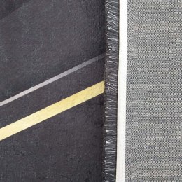 Dywan BLACK and GOLD 09 80 x 150 cm czarny
