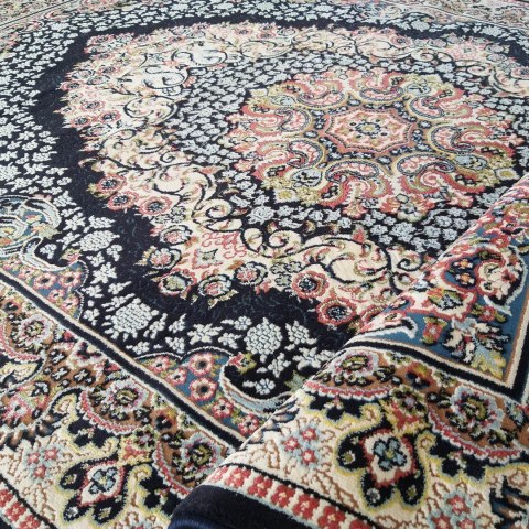 Dywan LUXURY IRANI 3671A CIEMNY GRANAT 150 x 230 cm granatowy Dywan LUXURY IRANI 3671A CIEMNY GRANAT 150 x 230 cm granatowy