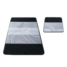 Komplet łazienkowy Montana 05 Czarny Komplet (50 cm x 80 cm i 40 cm x 50 cm) czarny