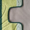 Komplet łazienkowy Montana z wycięciem 05 Zielony Komplet (50 cm x 80 cm i 40 cm x 50 cm) zielony