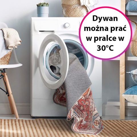 Dywan do prania VINTAGE SZARY 2 180 x 280 cm Dywan do prania VINTAGE SZARY 2 180 x 280 cm