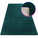 Dywan pluszowy shaggy do prania Zielony 120 x 170