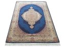Dywan Ekskluzywny Qum Silk 01 Navy 300 x 400 cm granatowy