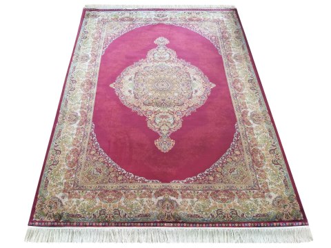 Dywan Ekskluzywny Qum Silk 01 Red 300 x 400 cm czerwony