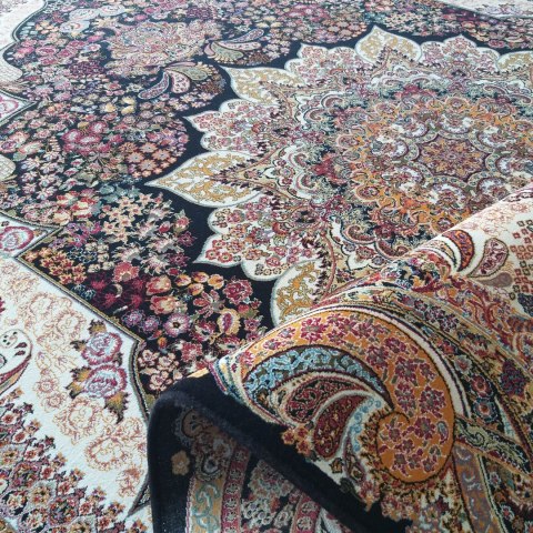 Dywan Ekskluzywny PERS 10 Navy 150 x 230 cm granatowy Dywan Ekskluzywny PERS 10 Navy 150 x 230 cm granatowy