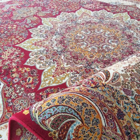 Dywan Ekskluzywny PERS 10 Red 150 x 230 cm czerwony Dywan Ekskluzywny PERS 10 Red 150 x 230 cm czerwony