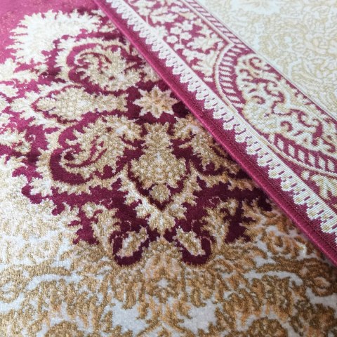 Dywan Ekskluzywny Qum Silk 02 Red 160 x 230 cm czerwony Dywan Ekskluzywny Qum Silk 02 Red 160 x 230 cm czerwony