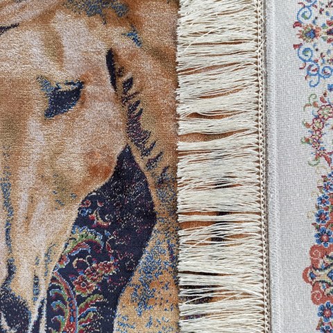 Dywan Ekskluzywny Qum Silk 04 Navy 200 x 300 cm granatowy Dywan Ekskluzywny Qum Silk 04 Navy 200 x 300 cm granatowy